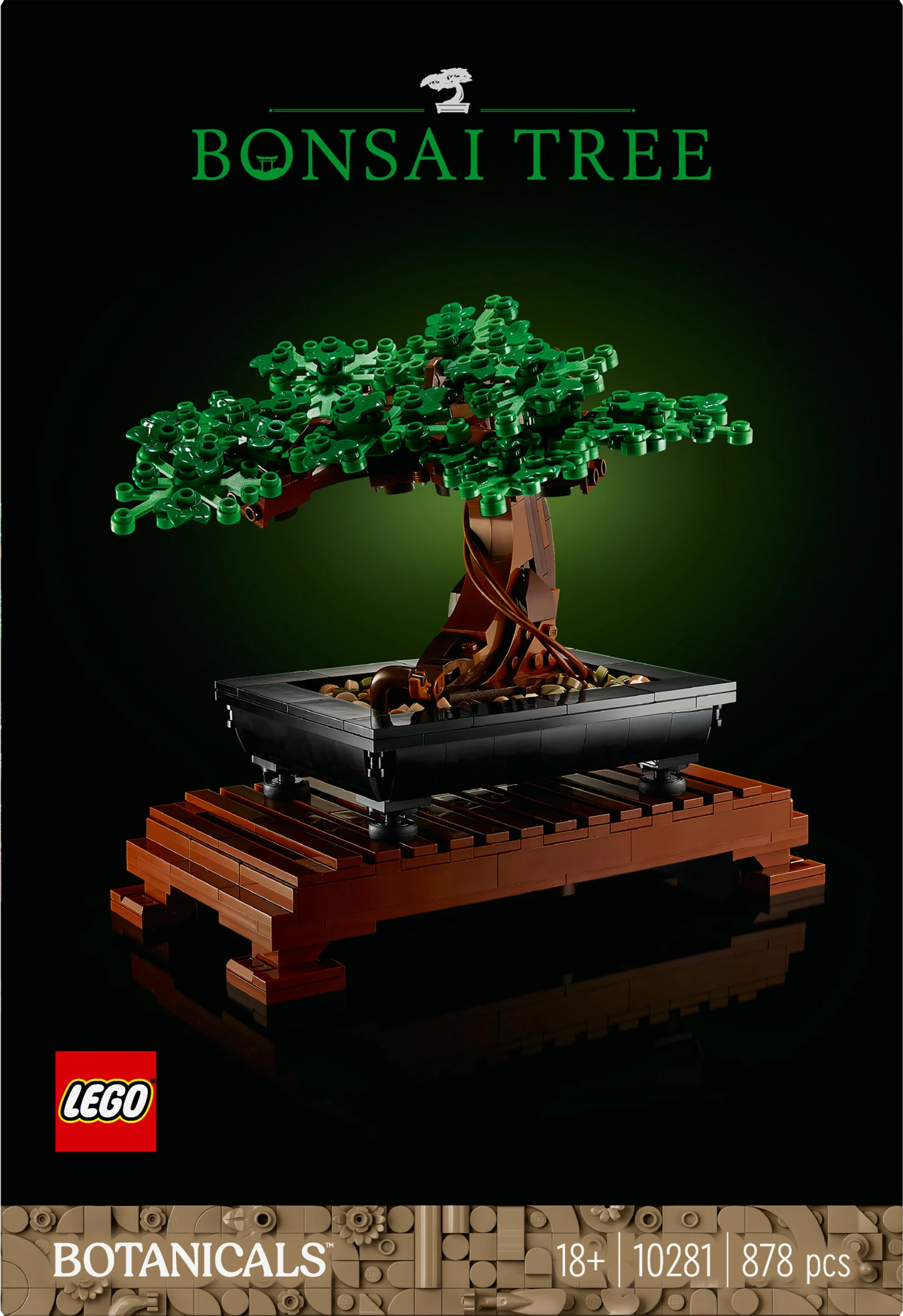 Set za izdelavo bonsaja LEGO Creator Expert, 878 kosov, plastika, večbarven