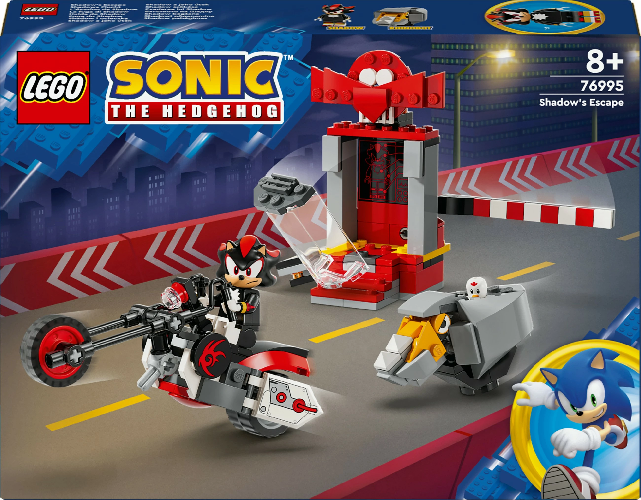 Gradbeni set Shadow’s Escape, LEGO Sonic the Hedgehog 76995, večbarven