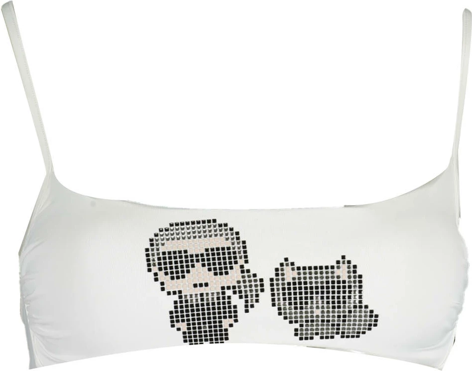 Bikini bele barve, KARL LAGERFELD BEACHWEAR ženska