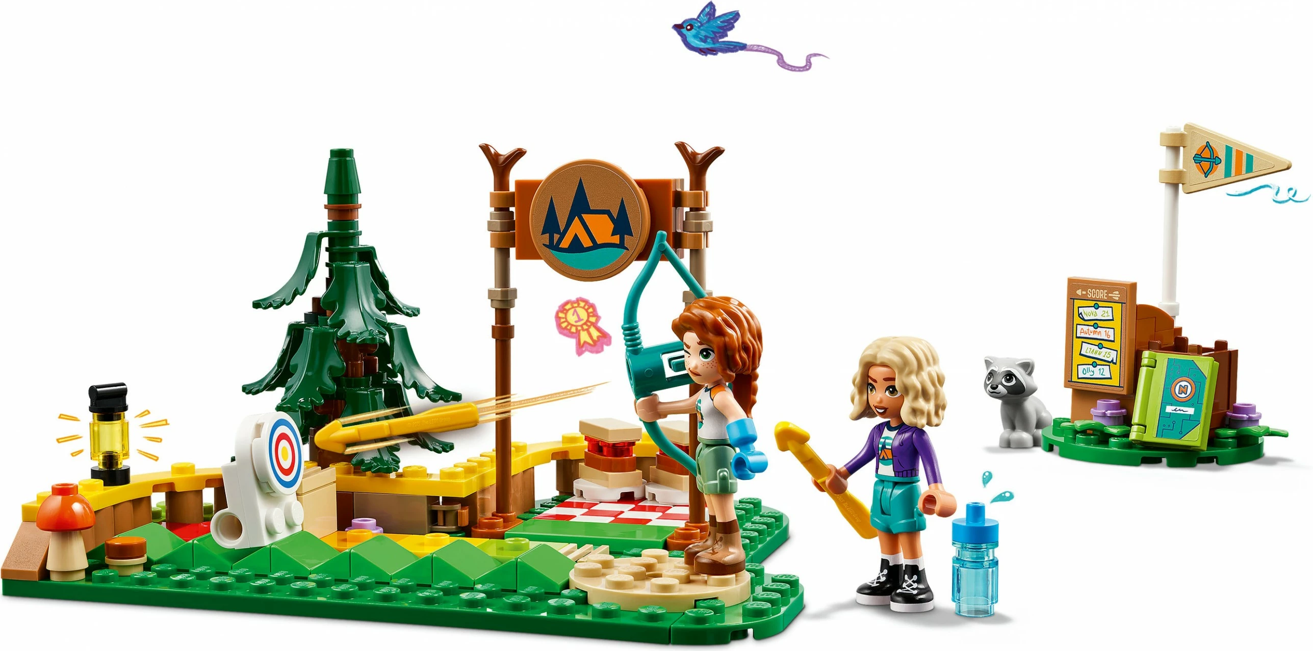 Set za gradnjo avanturistični kamp LEGO Friends 42622, večbarven