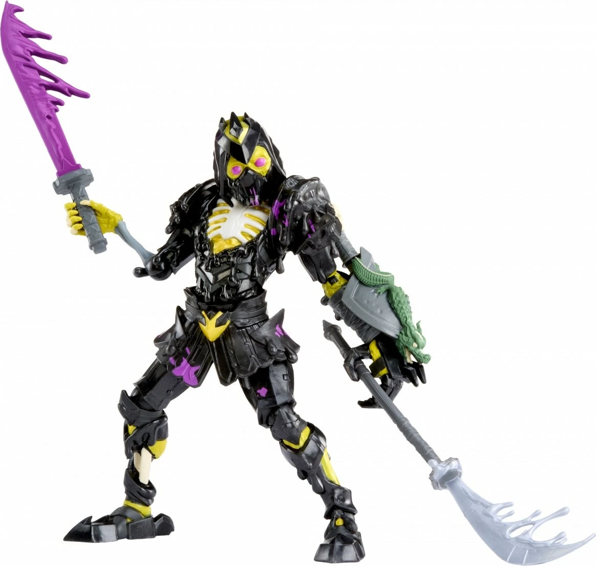 Akcijska figura Ninjombie Jonin Knight, MGA, 121992-EUC, z gibljivimi okončinami, 13 dodatki in sluz, 6+ let