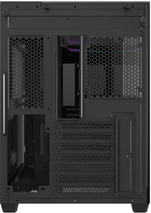 Računalniško ohišje, ATX, 4 ventilatorji, kaljeno steklo, črno - Darkflash TH285