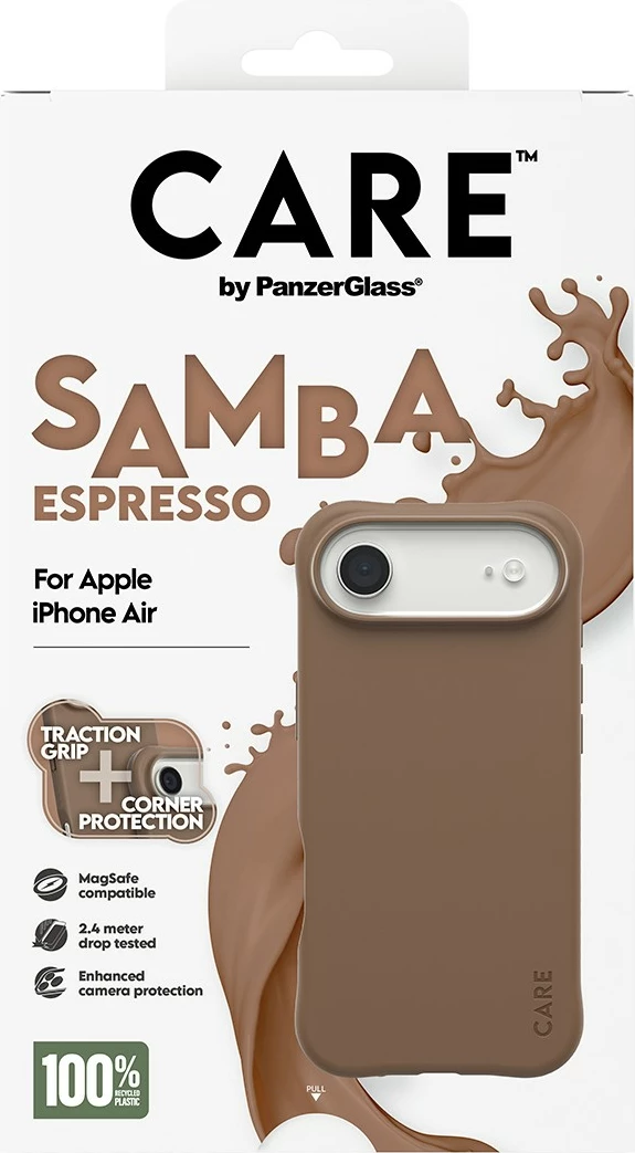 Ovitek za telefon PanzerGlass CARE MagSafe za iPhone, Air Espresso