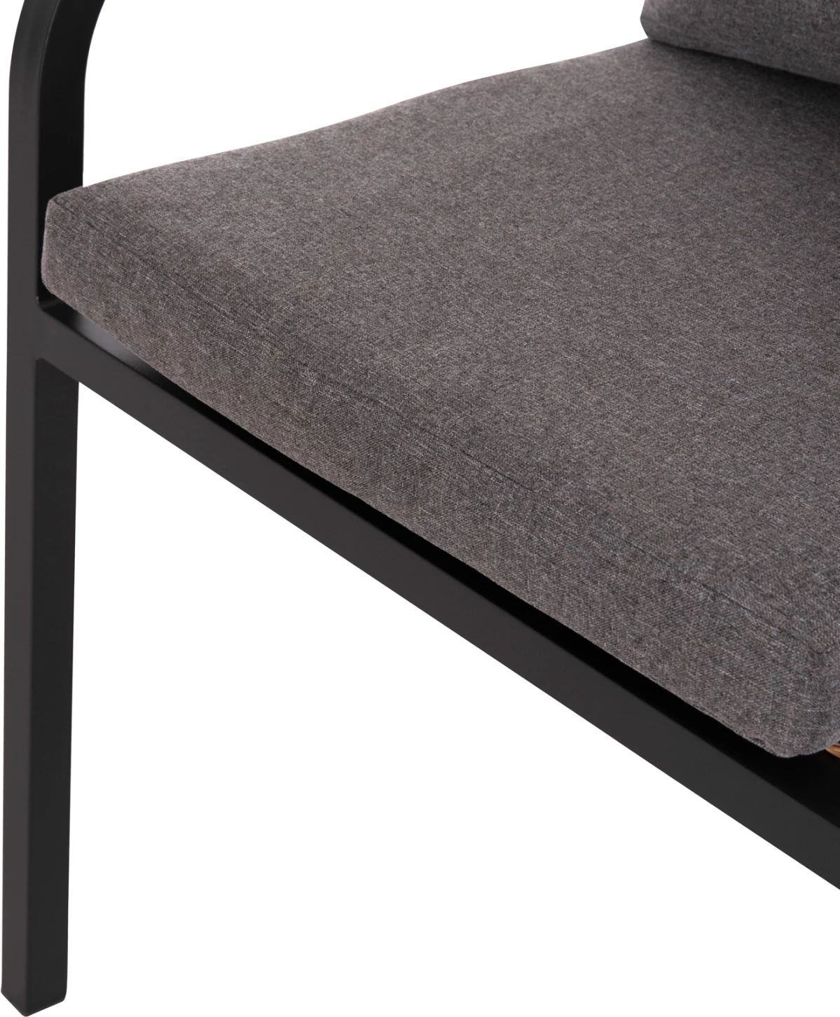 Aluminijasta stol MAERLY FH6051.03, antracit, blazina, P.E. ratan, 57x60x84H cm