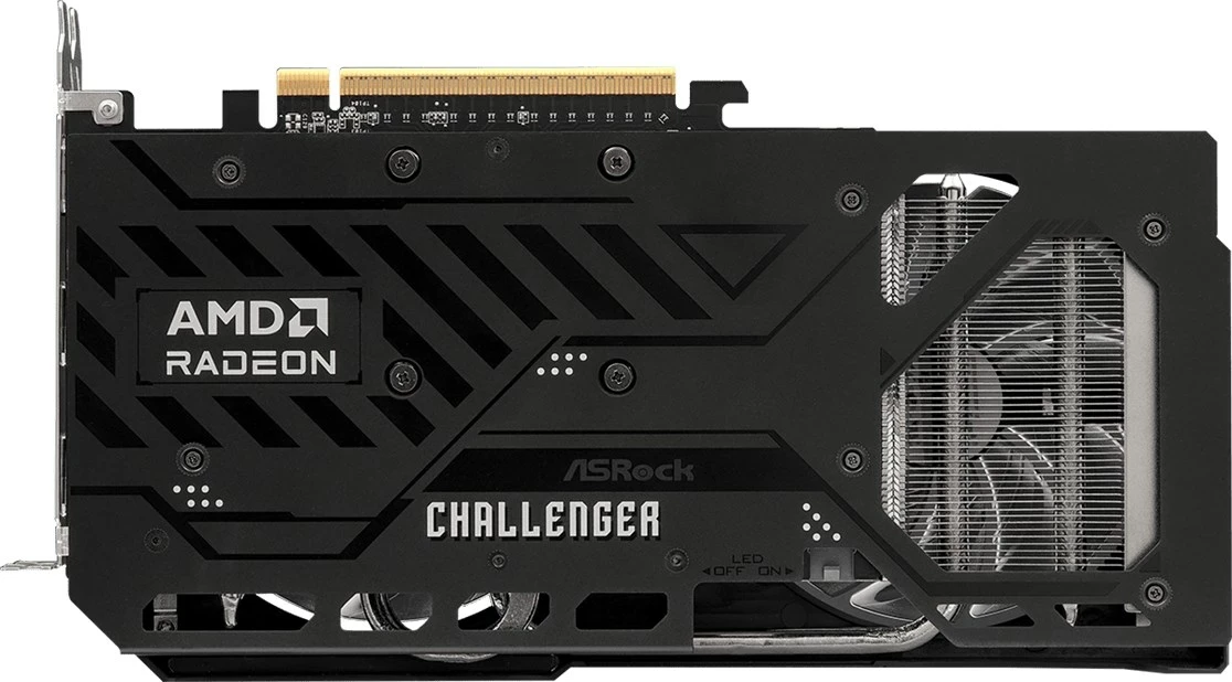 Grafična kartica Asrock AMD Radeon RX 9060 XT Challenger, 16 GB GDDR6, črn