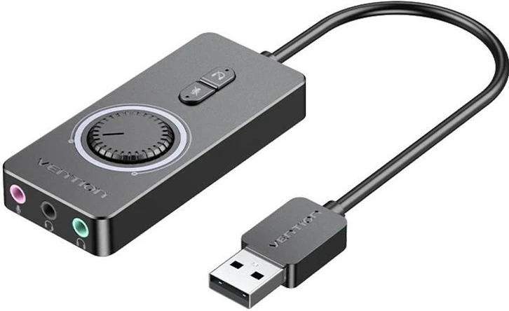 Zunanja zvočna kartica Vention, 1 m, USB + jack