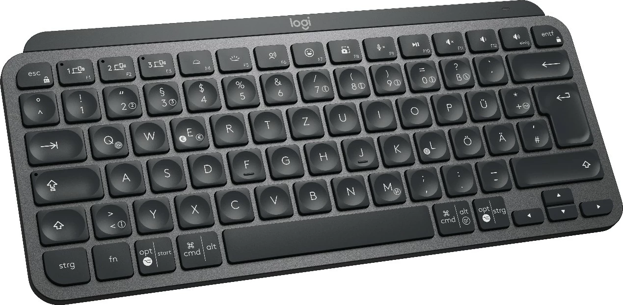 Brezžična osvetljena tipkovnica MX Keys Mini, QWERTZ, LED, grafit - Logitech