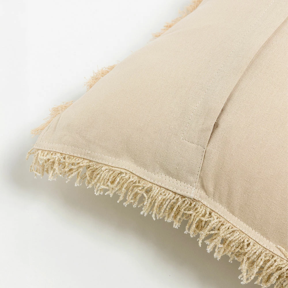Dekorativni vzglavnik, poliester, bež, 45x45 cm RASUL