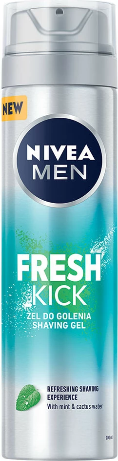 Gél za britje Fresh Kick Refreshing, Nivea Men, 200 ml