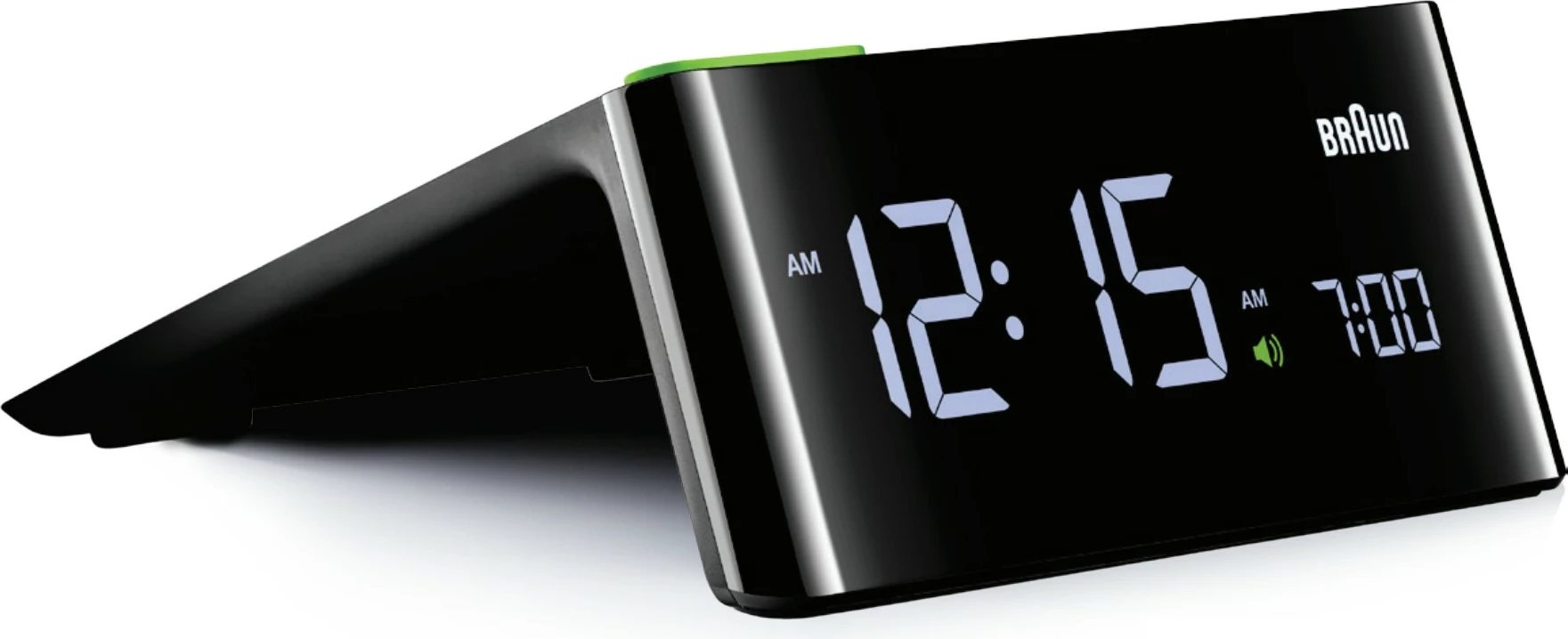 Digitalni alarm, Braun BNC016, LCD, 12/24h, črn