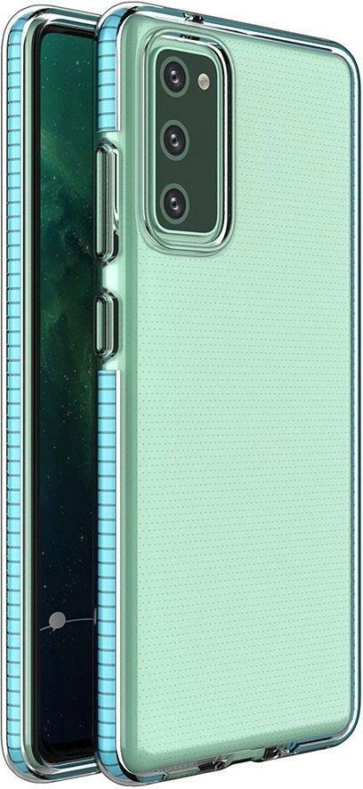 Ovitek za telefon prozoren, svetlomoder Hurtel Spring Case za Samsung Galaxy A72, TPU