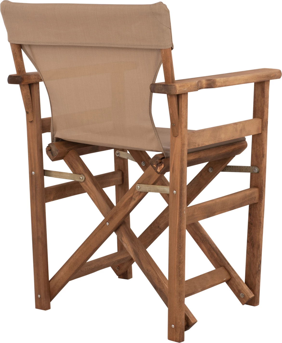 Režiserski stol, oreh, tekstil mocha Limnos FH10368.04