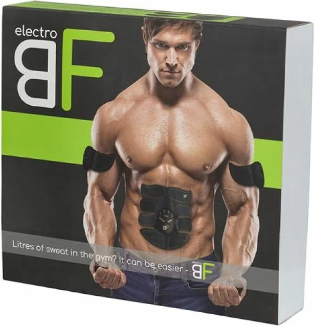 Stimulator mišic ELECTRO BF za moške in ženske, črno