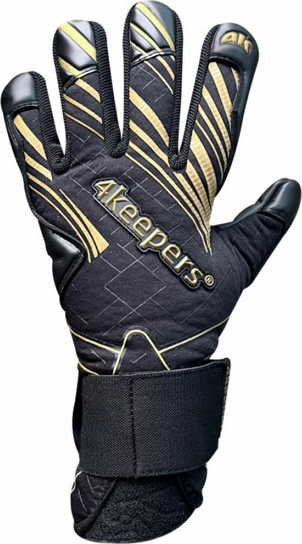 Vratarjeve rokavice za moške 4Keepers, črne
