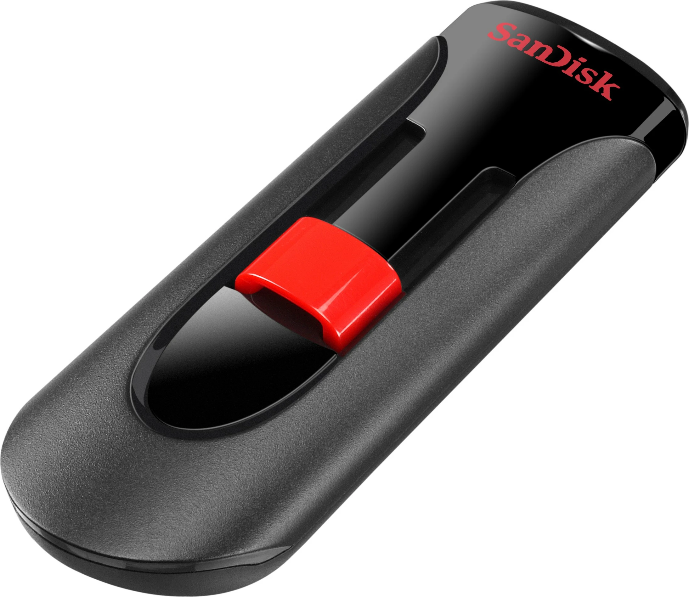 USB ključek 256GB, Sandisk Cruzer Glide, USB 2.0, črno-rdeč