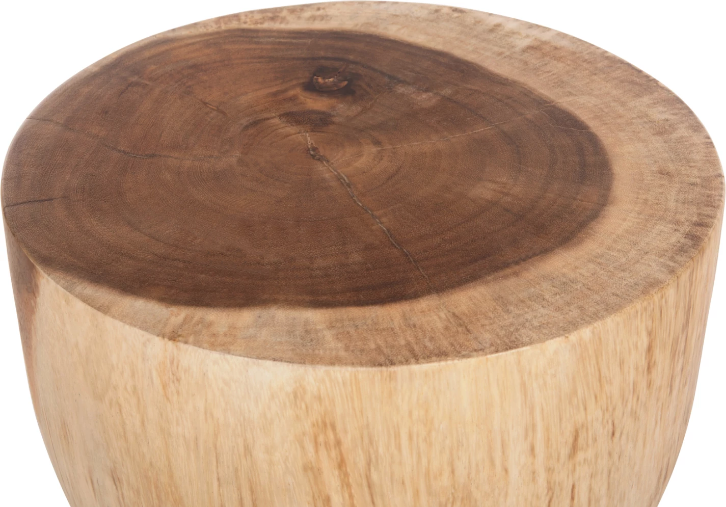 Okrogli stol BELLO FH9900 iz masivnega suar lesa v naravni barvi Φ29x45H cm