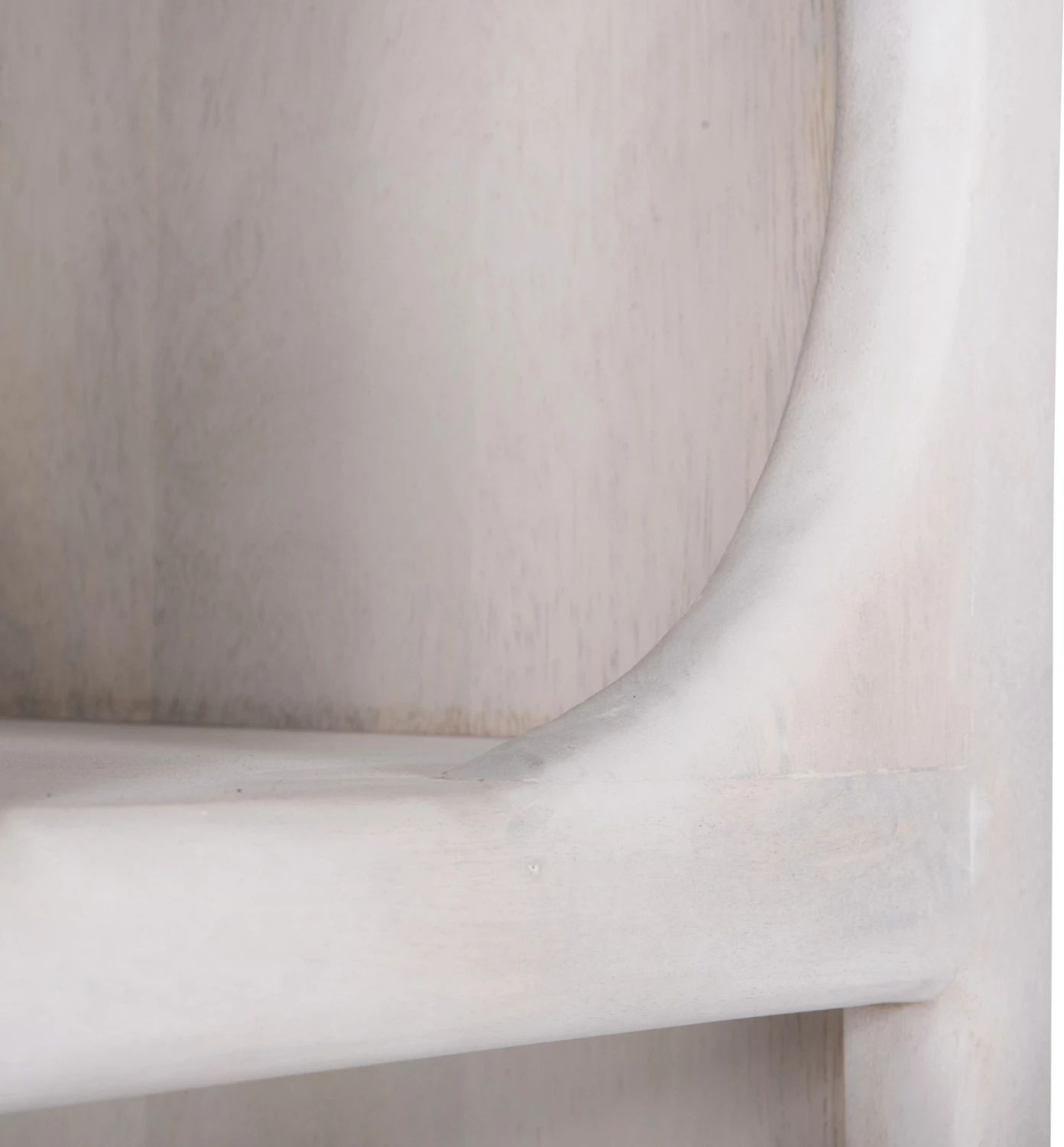 Visoka omara HANDYR FH9706 iz masivnega mangovega lesa v beli barvi 60x35x120Hcm