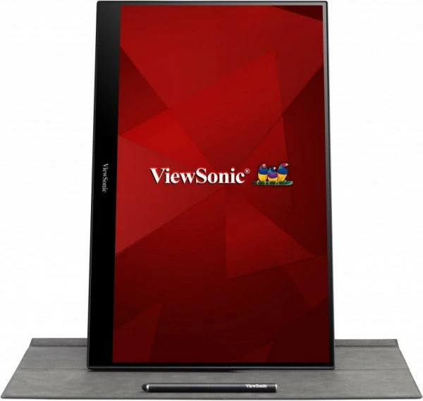 Prenosni zaslon 15,6" FHD IPS na dotik ViewSonic TD1655, srebrn