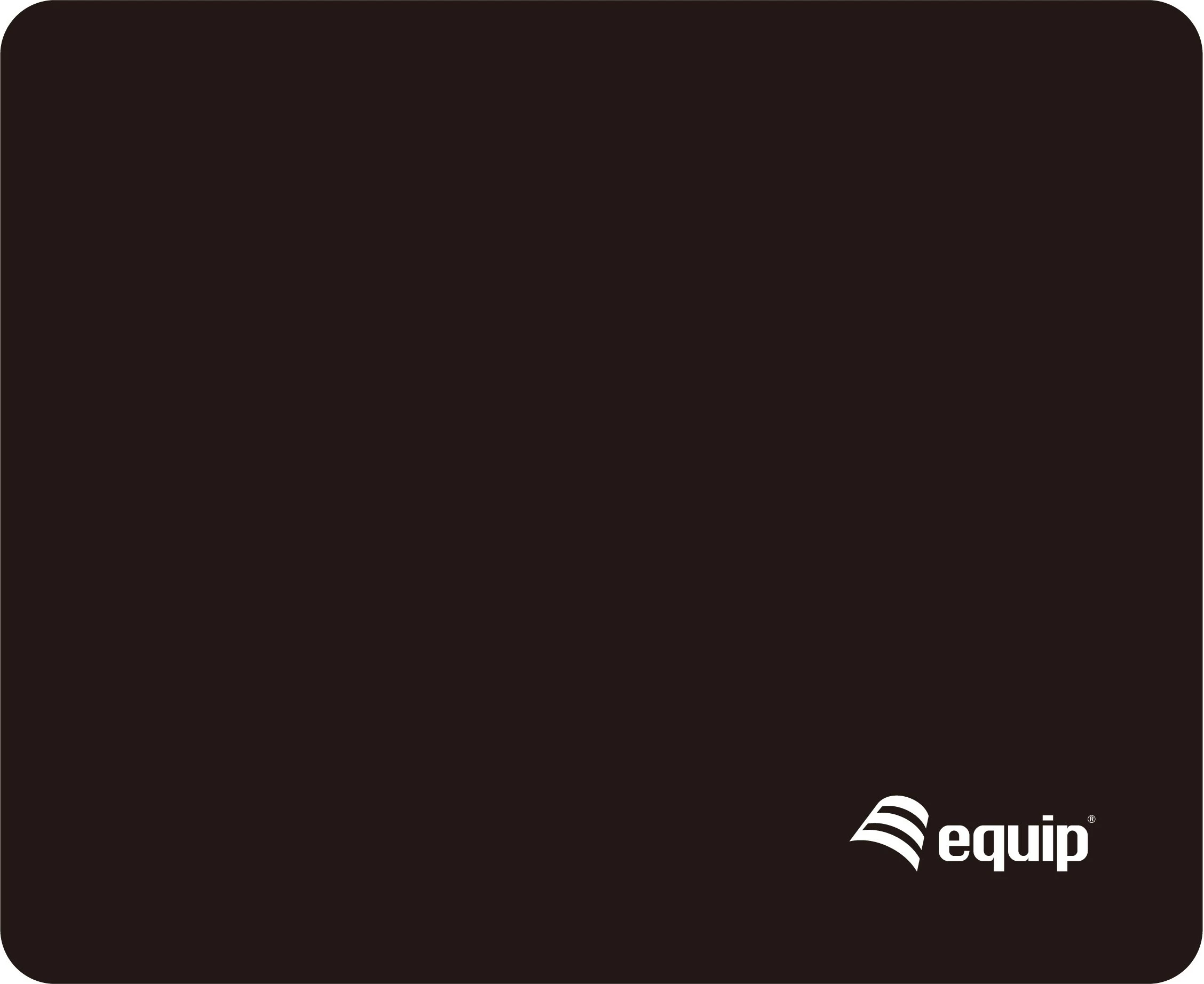 Podloga za miško Equip, najlon, 180x220 mm, črn
