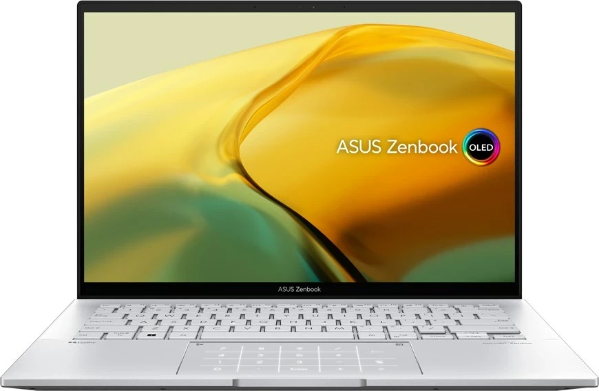 Prenosnik ASUS Zenbook 14 OLED UX3402VA-IS94T, Intel Core i9, 16 GB RAM, 1 TB SSD, 14" zaslon na dotik, srebrn