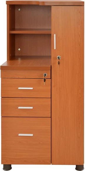 Profesionalna pisarniška omara-garderoba češnjeve barve FH2052.03R 60x46x120