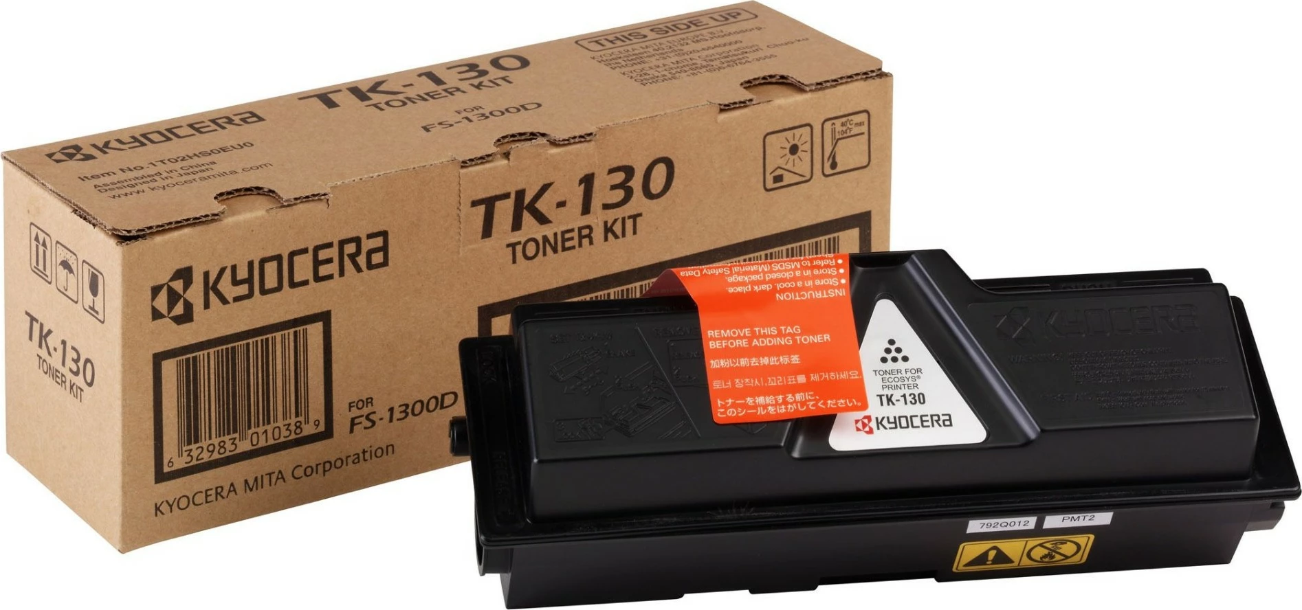 Toner 7200 strani, črn, Kyocera TK-130, 1 kos