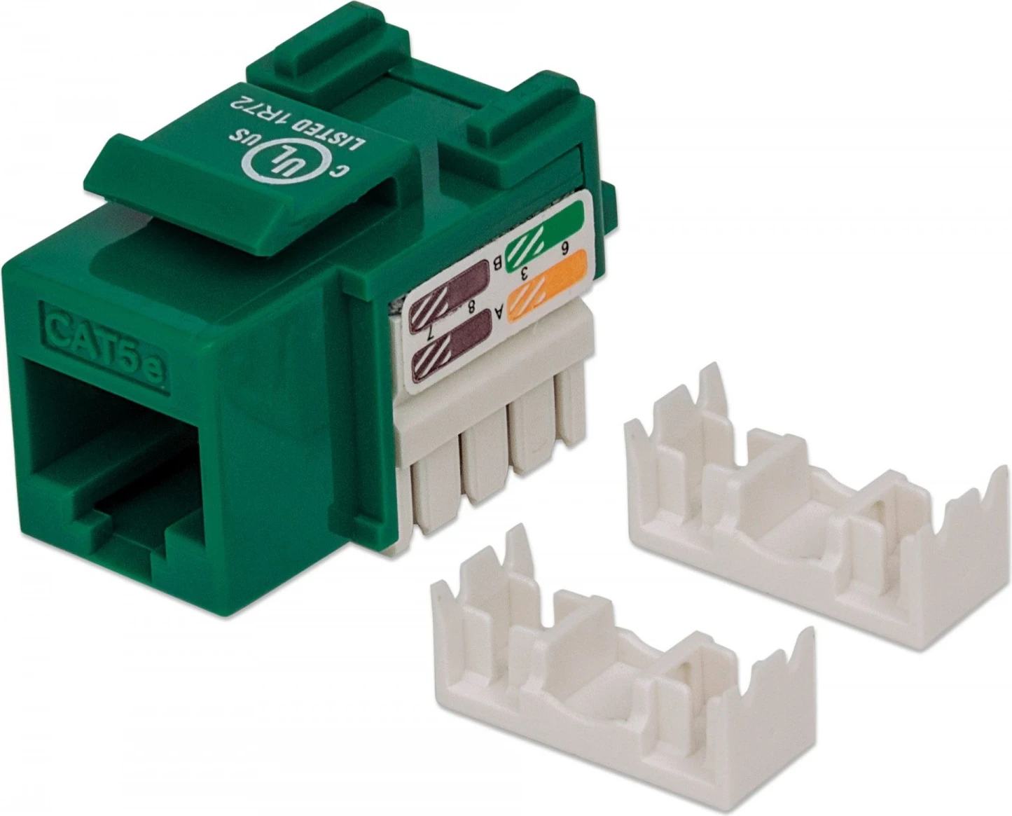 Modul RJ45 UTP Cat5e, Intellinet, zelen