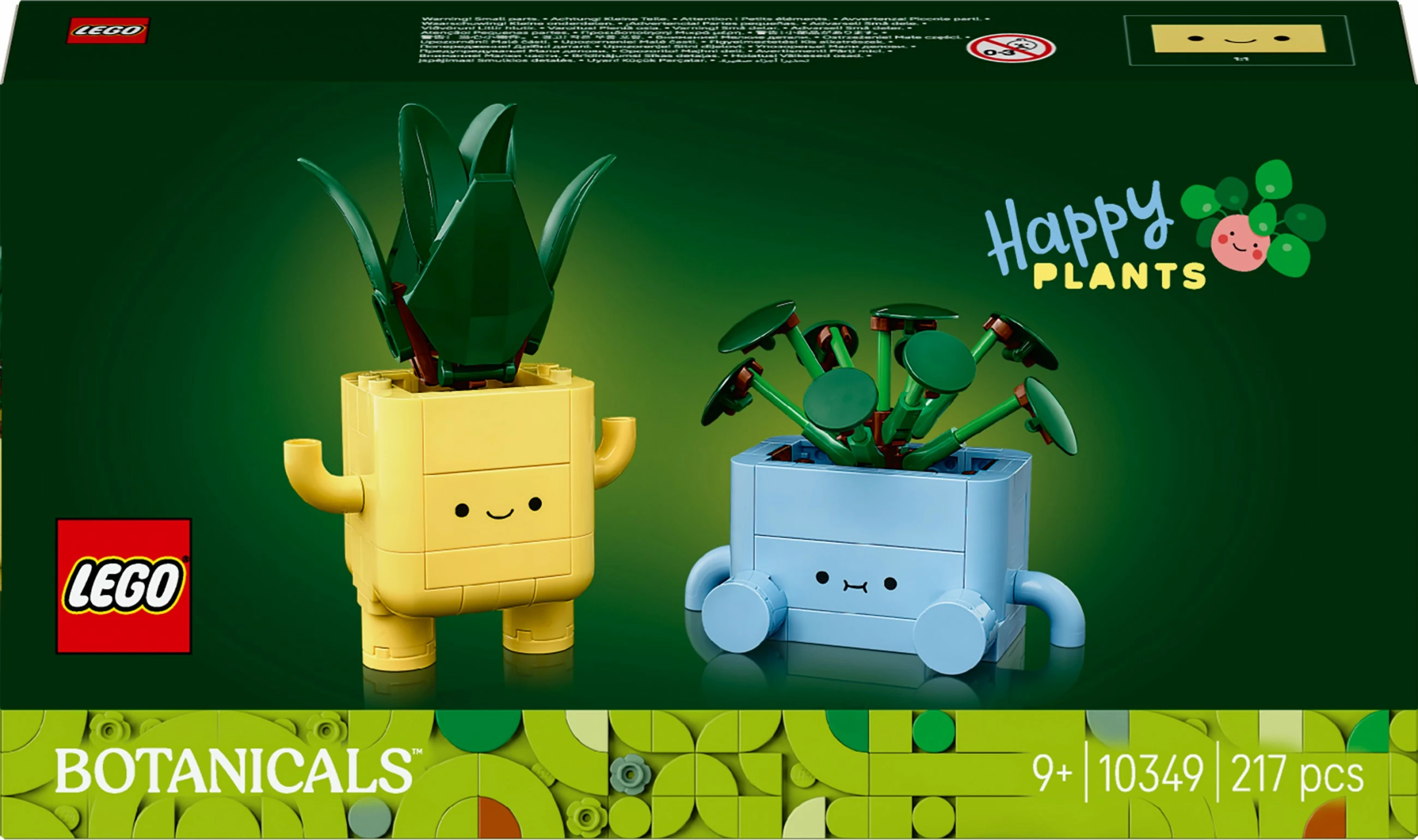Komplet za sestavljanje dekorativnih rastlin LEGO Botanicals 10349, 217 kosov, večbarven