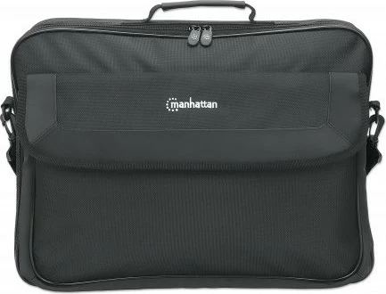 Torba za prenosnik MANHATTAN Cambridge Clamshell 17,3 in, črna