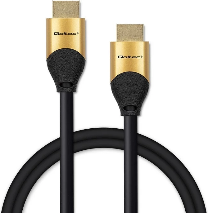 Ultra high speed HDMI kabel 8K, 2 m, pozlačen - Qoltec 50355