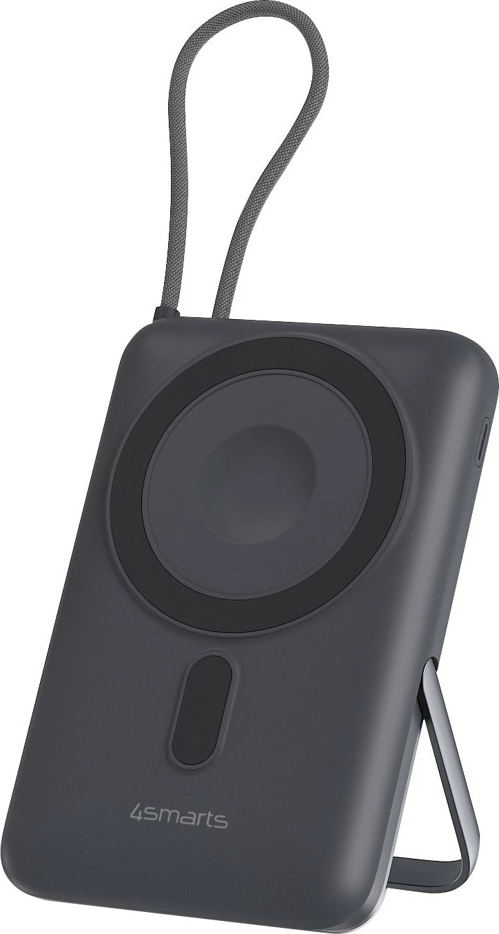 Brezžični powerbank Enterprise Pocket 4smarts 10000 mAh, 22.5W, črn