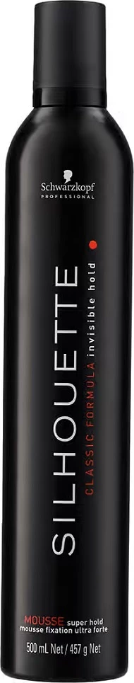 Močna pena za lase Schwarzkopf Professional Silhouette Super Hold Mousse, 500 ml