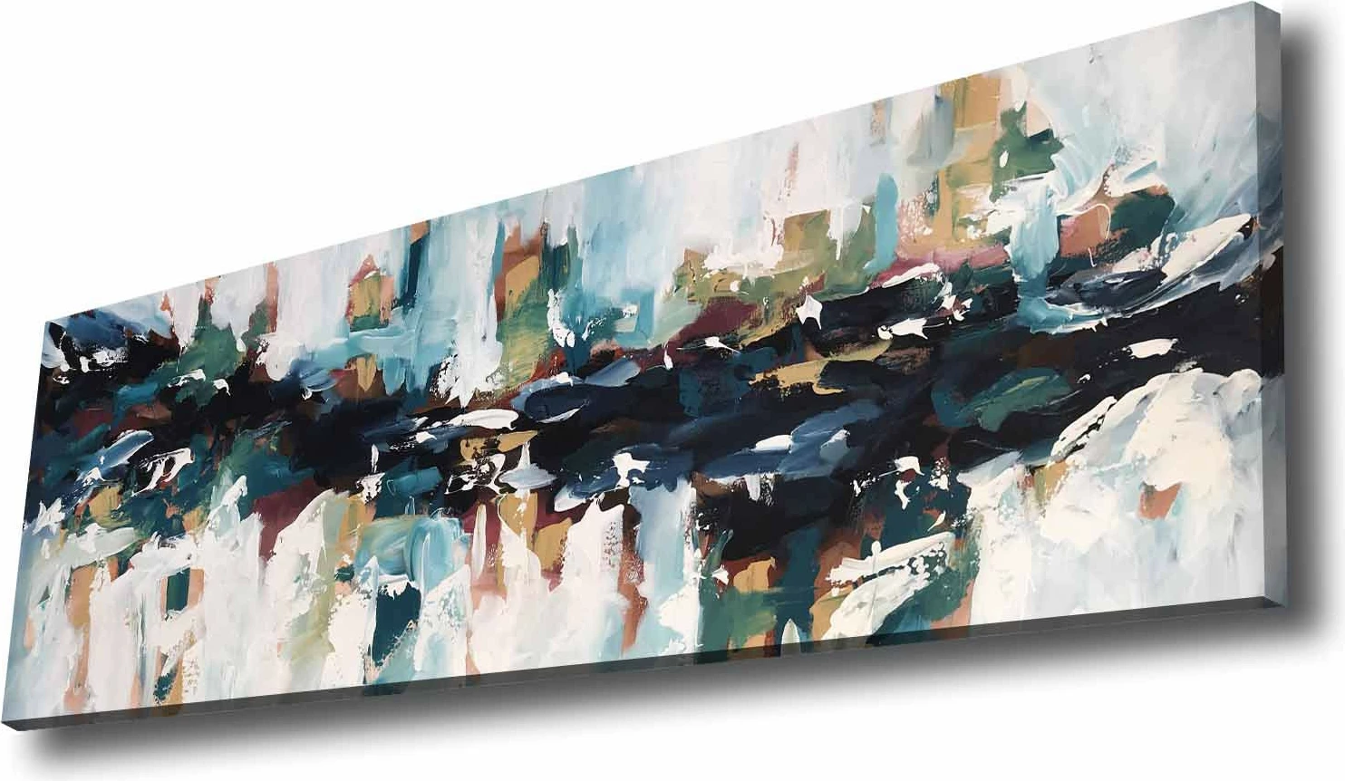Dekorativna platnena slika, večbarvna, Wallity 3090ABSC-016, 30x90 cm