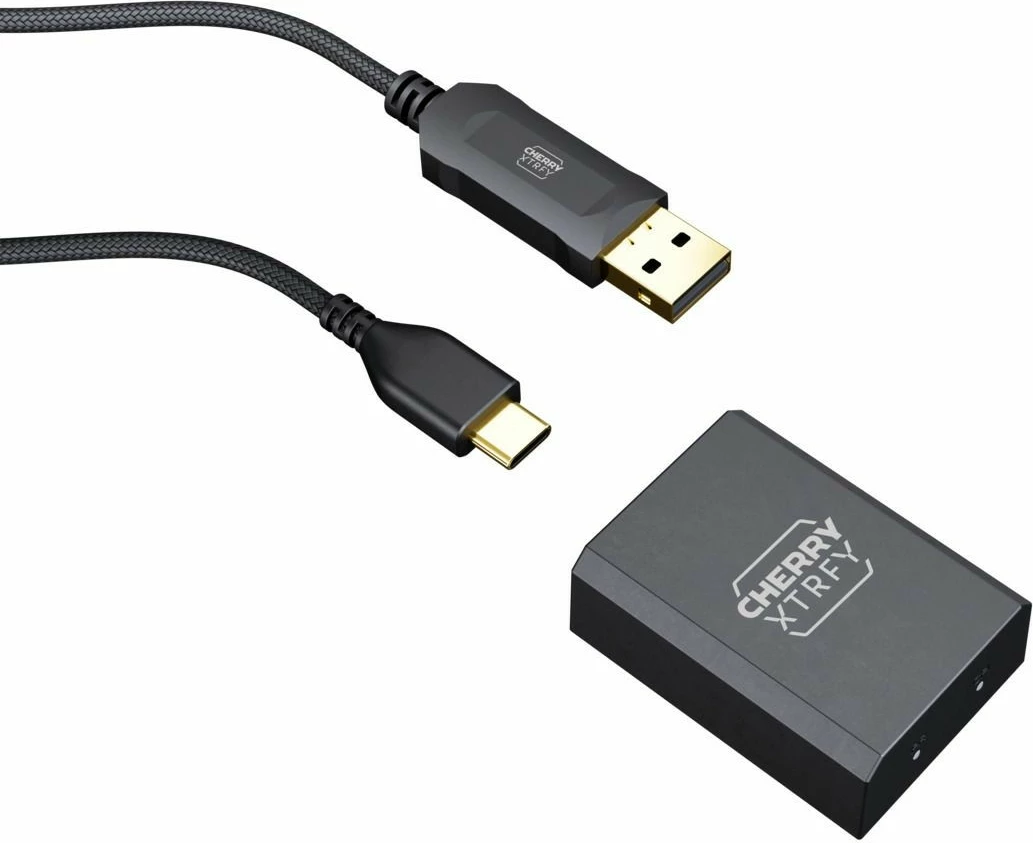 Gaming brezžični miš XTRFY M68 Pro CHERRY, 26000 DPI, črna, srebrna