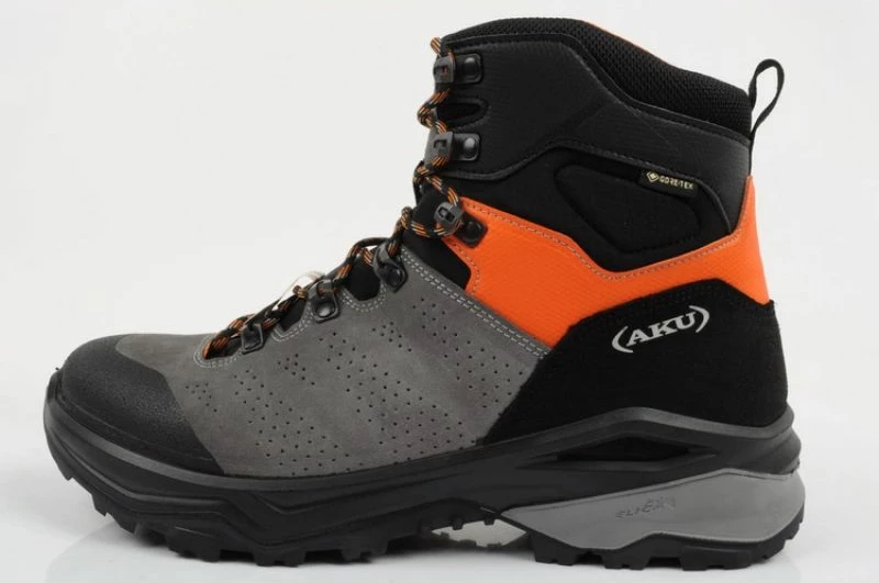 Trek čevlji Aku za moške, črno-oranžno-sivi