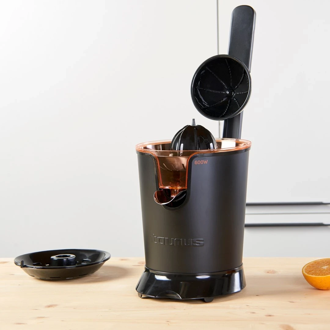 Centrifugalni sokovnik Taurus Easy Press 600, 600 W, črn, rjav