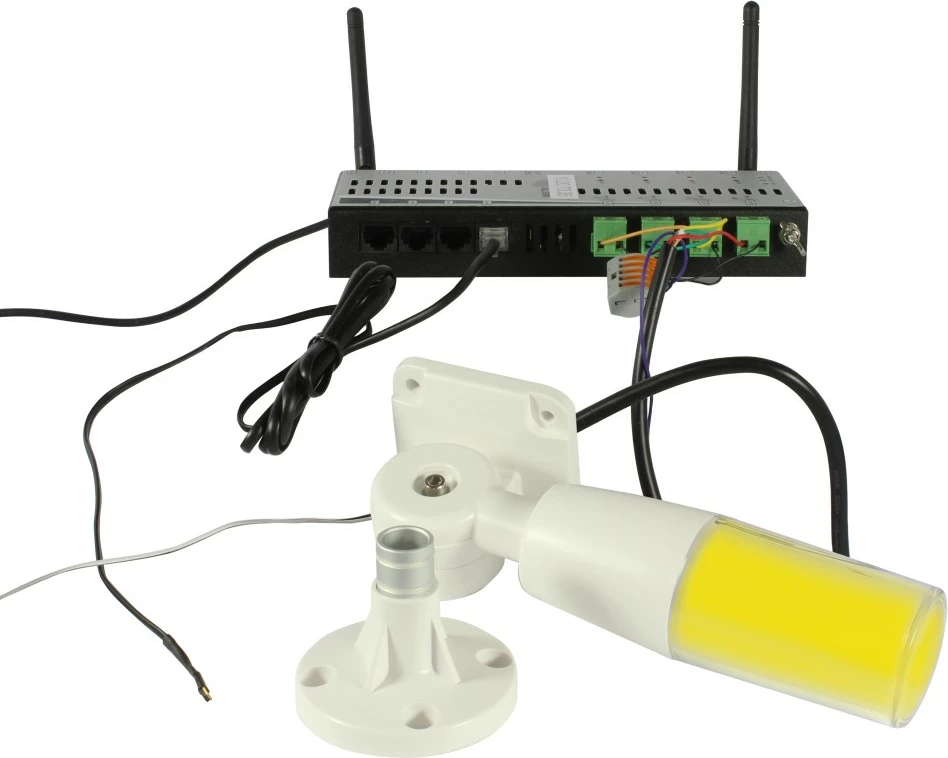 Signalna svetilka z zvočnim signalom, ALLNET MSR, rdeča/rumena/zelena