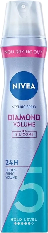 Lak za lase za ženske, Diamond Volume Nivea, 250 ml