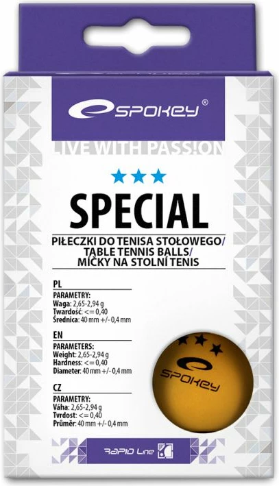 Ping-pong žogice Spokey, oranžne