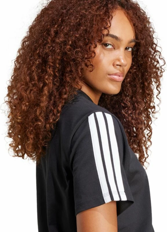 Majica Essentials 3-Stripes adidas, črna, ženska