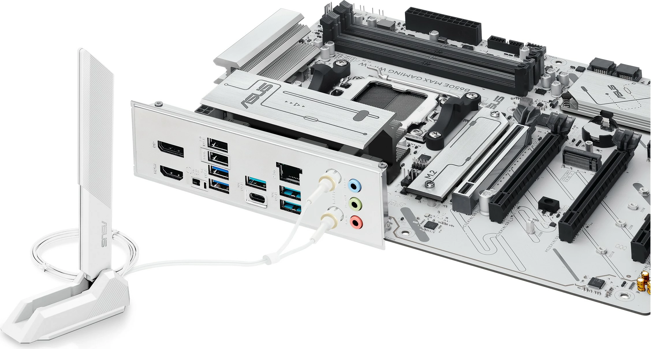 Matična plošča ASUS B650E MAX GAMING WIFI W, Socket AM5, DDR5, 256 GB, Wi‑Fi, Bluetooth