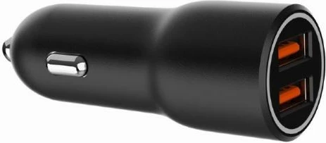 Avtomobilski polnilec 2x USB-A QC3.0, 36W, črn Gembird TA-UC-A2QC36-CAR-01