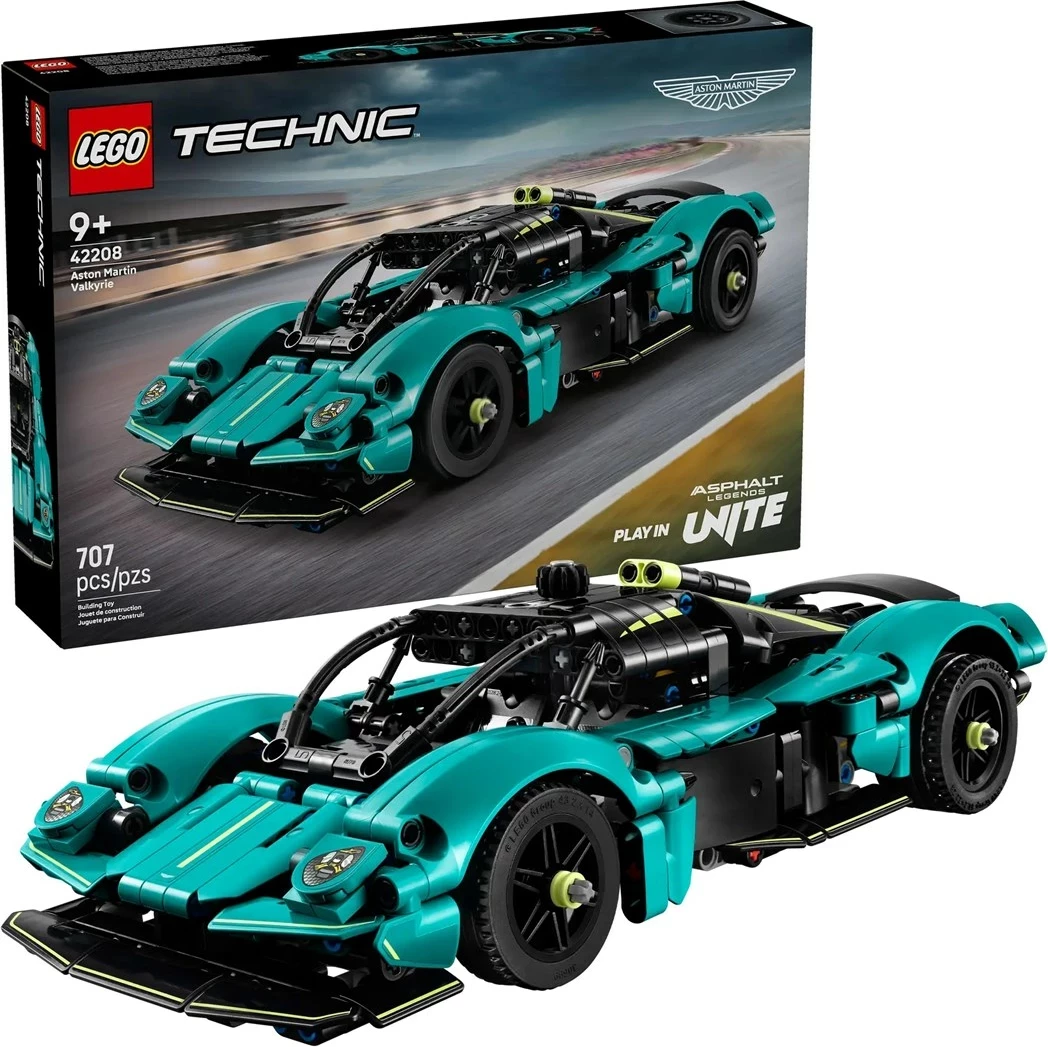 Model Aston Martin Valkyrie LEGO Technic 42208, 707 delov, za starost 9+
