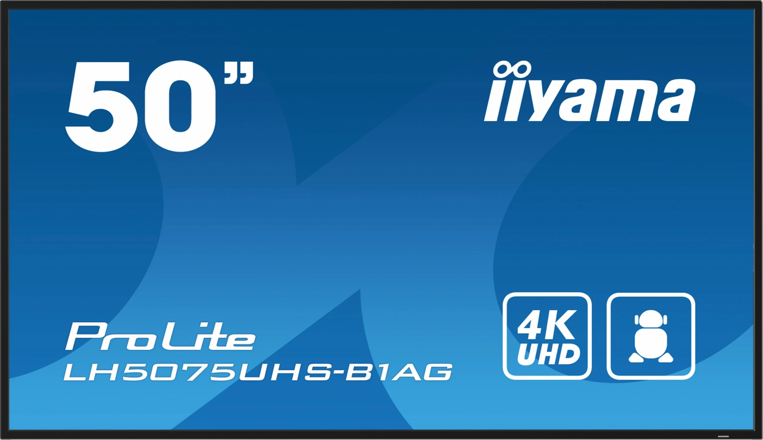 Digitalni zaslon iiyama LH5075UHS-B1AG, 49,5", 4K UHD, Wi‑Fi