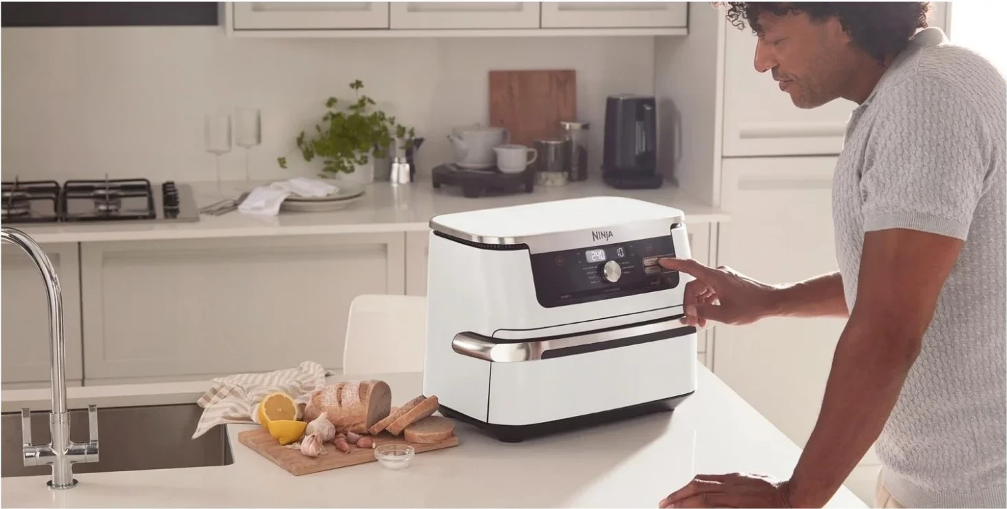 Vokotla za cvrtje Ninja AF500EU, bela