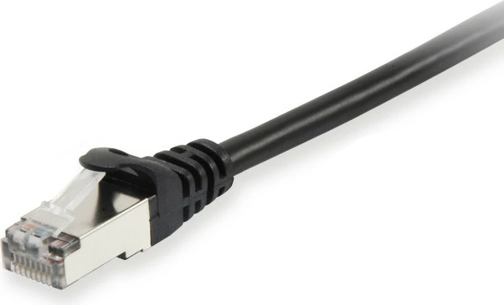 Omrežni kabel Cat6a S/FTP 15 m, RJ-45, Equip, črn