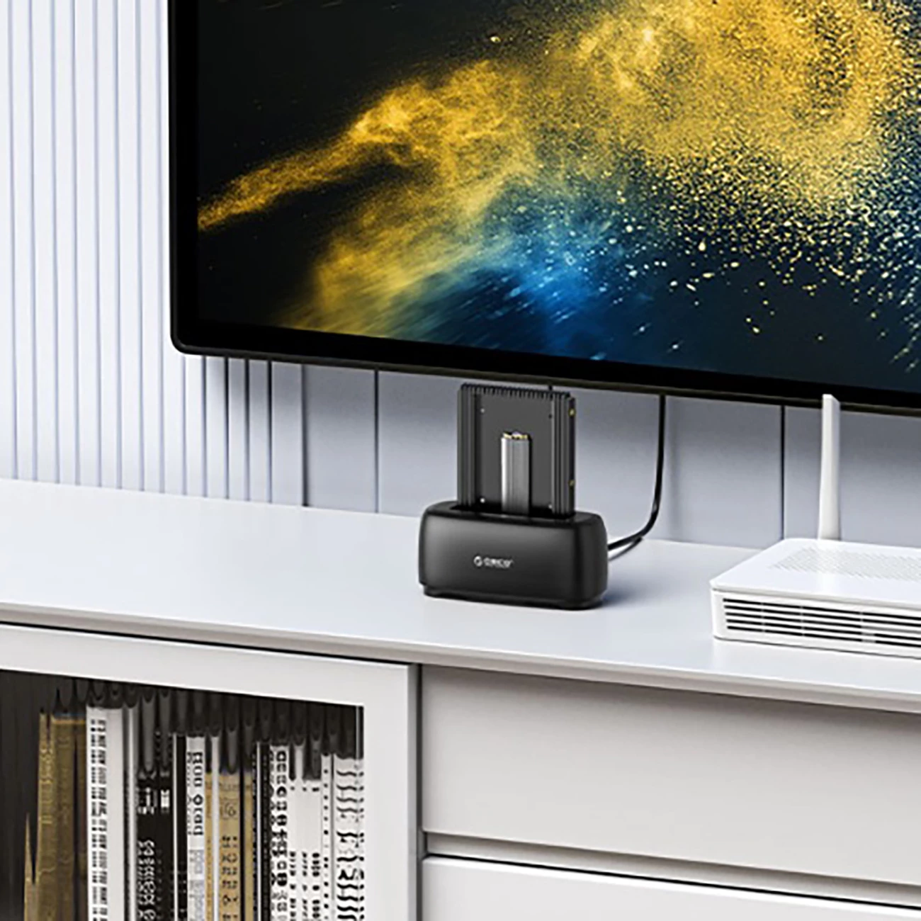 Adapter za M.2 NGFF na 3,5" disk, Orico D2NS-6G, črn