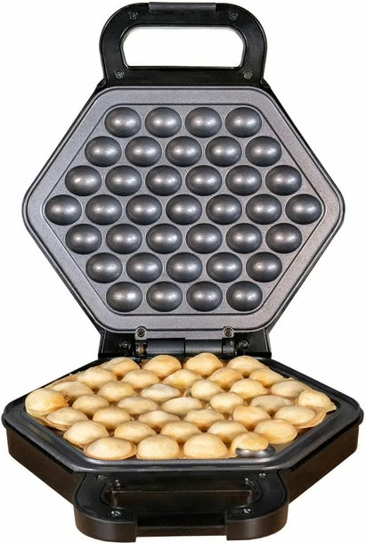 Wafflemaker UNOLD 48245 Bobby Bubble, 700 W, črn