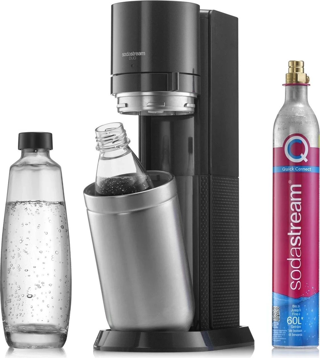 Sistem za karboniranje SodaStream Duo, črn