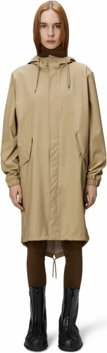 Nepremočljiva fishtail parka, Rains, bež